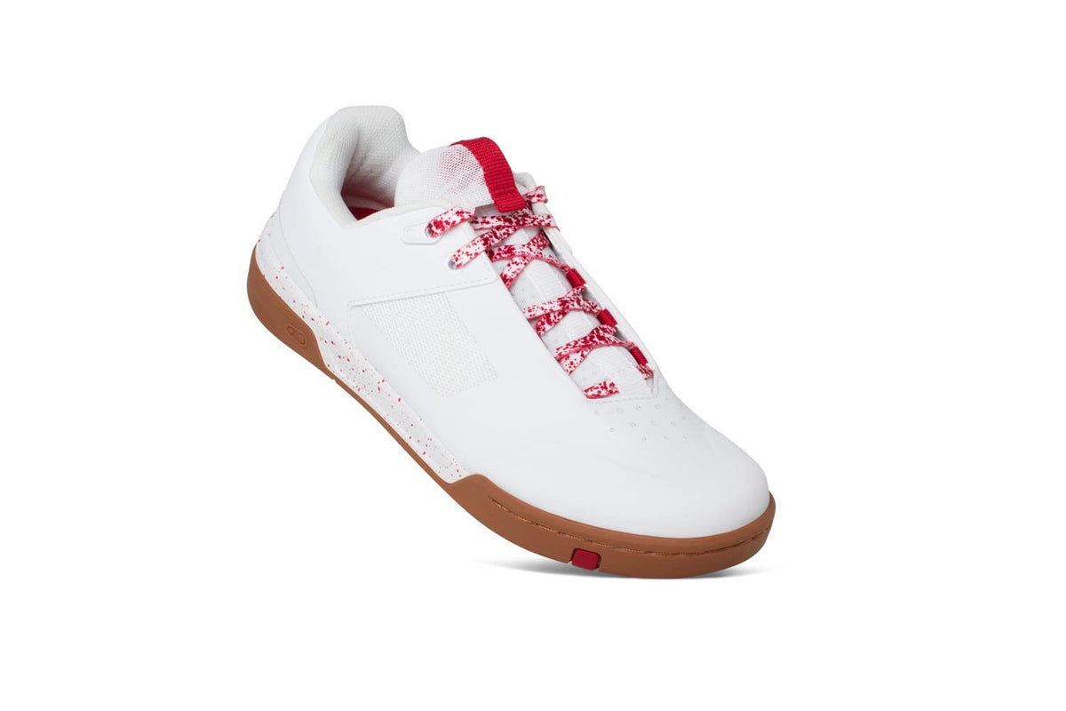 Crank Brothers Mountain Shoes STAMP LACE WHITE / RED - GUM OUTSOLE SPLATTER 12.0 1