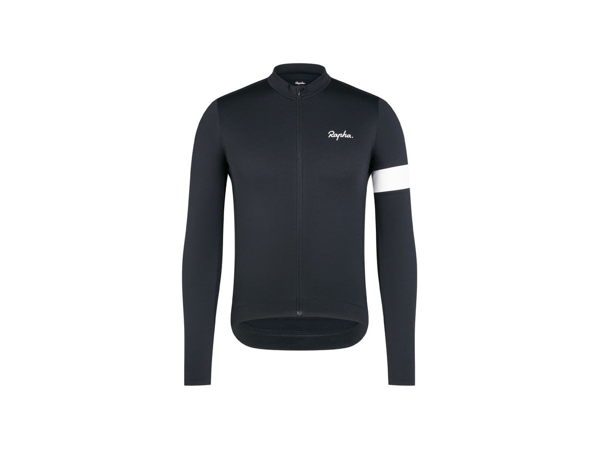 Rapha Core Thermal Long Sleeve Cycling Jersey 2X Black 1