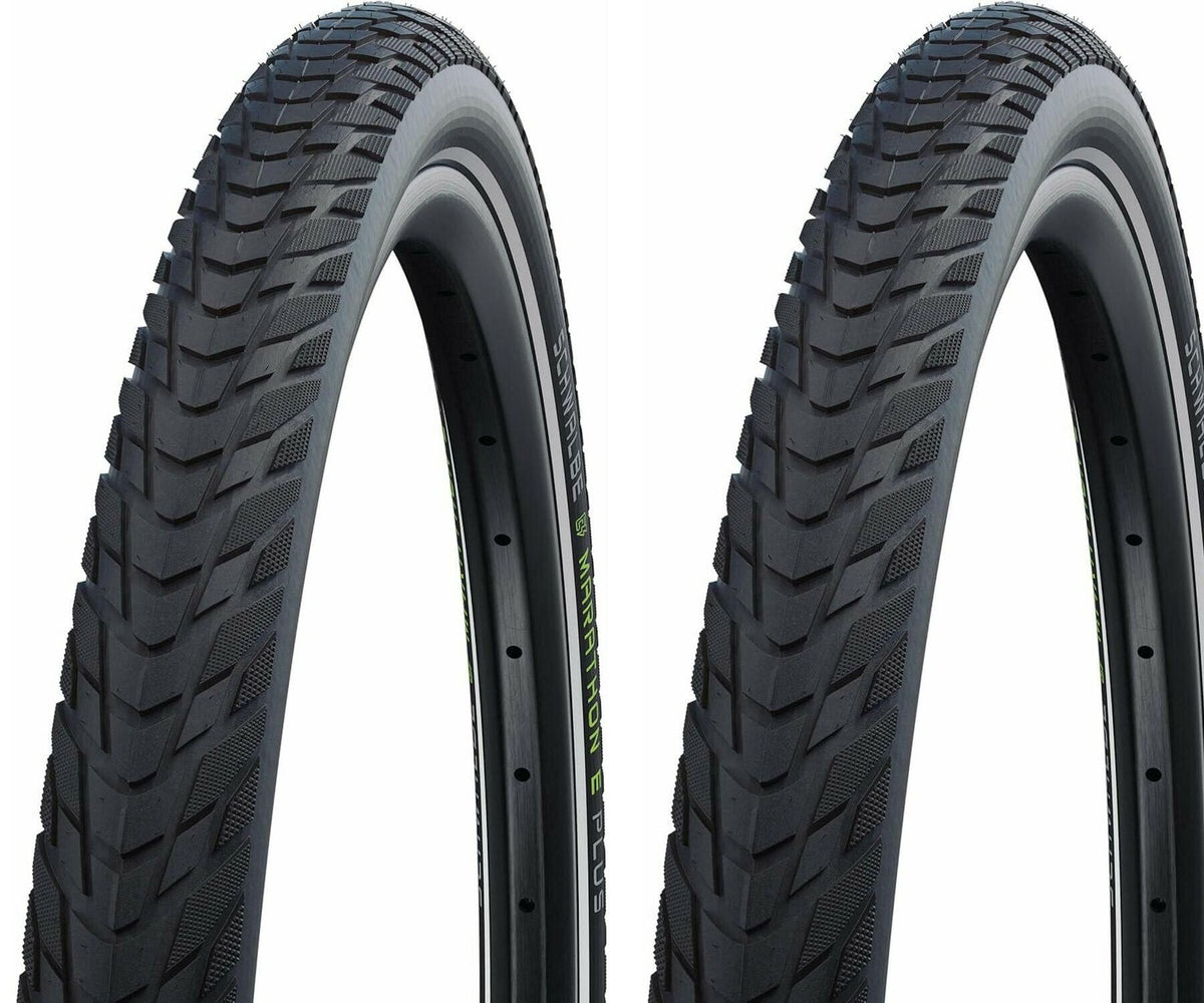 Schwalbe Marathon E-Plus Tire - 700 x 50, Clincher, Wire, Black/Reflective, 7