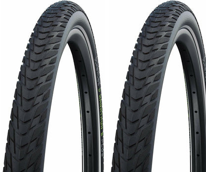 Schwalbe Marathon E-Plus Tire - 700 x 50, Clincher, Wire, Black/Reflective, 7