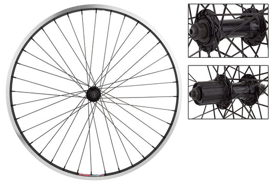 WM Wheels 26x1.5 559x19 Aly Bk Msw 36 Aly 8-10scas Qr Bk 135mm 14gbk 1