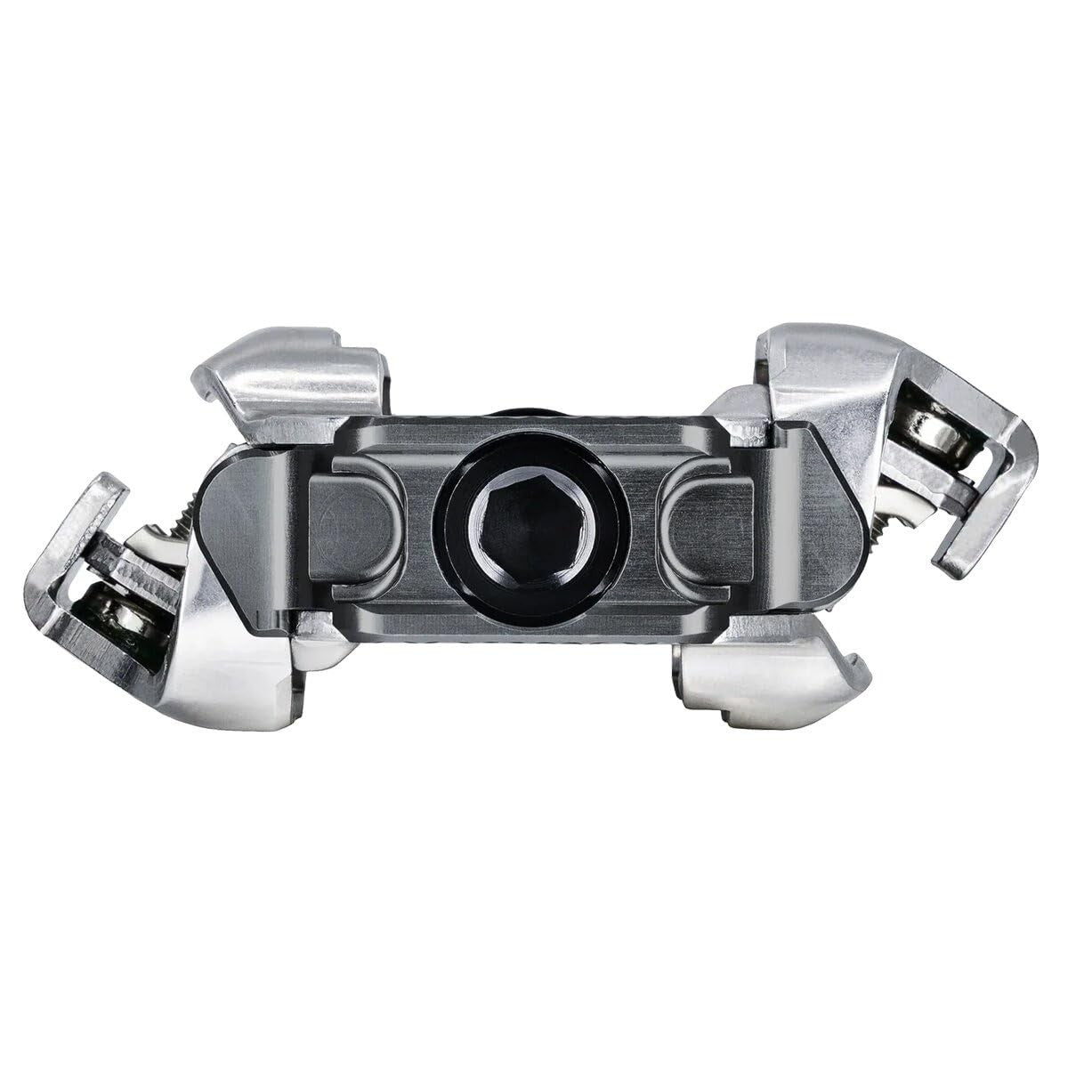 Wolf Tooth MK0 ALT XC Dual-Sided Clipless Pedals Alloy Shadow Gray Shimano SPD 3