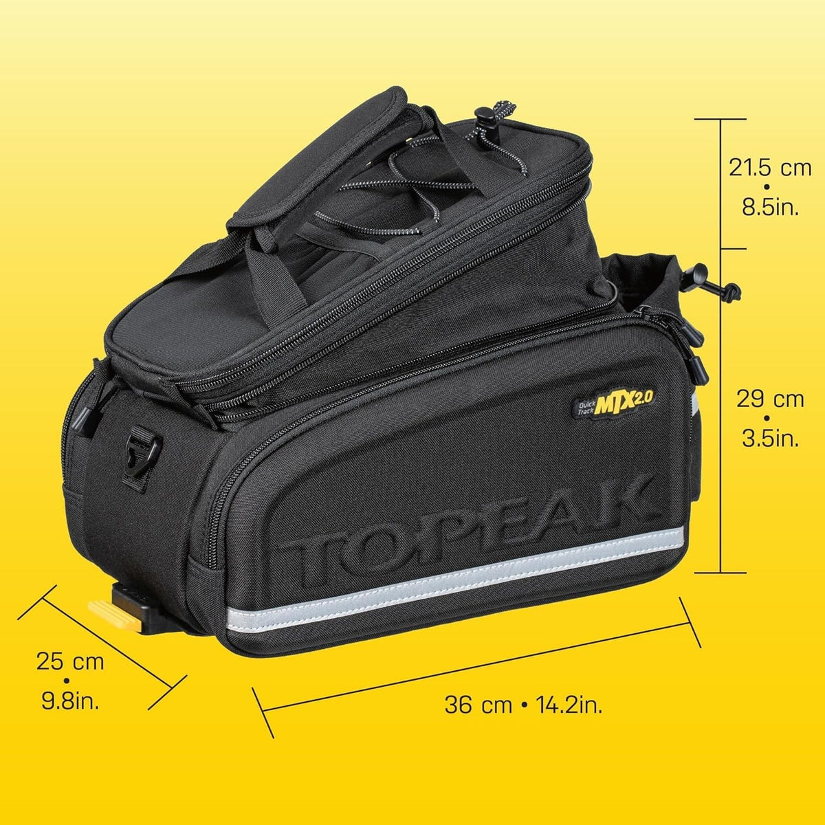 Topeak MTX 2.0 TrunkBag DX with QuickTrack System 5