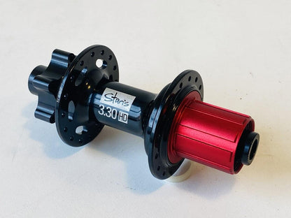 Stan's No Tubes 3.30 HD 6-Bolt Disc Rear Hub 32h 12x148mm 8-10s HG - Black 1