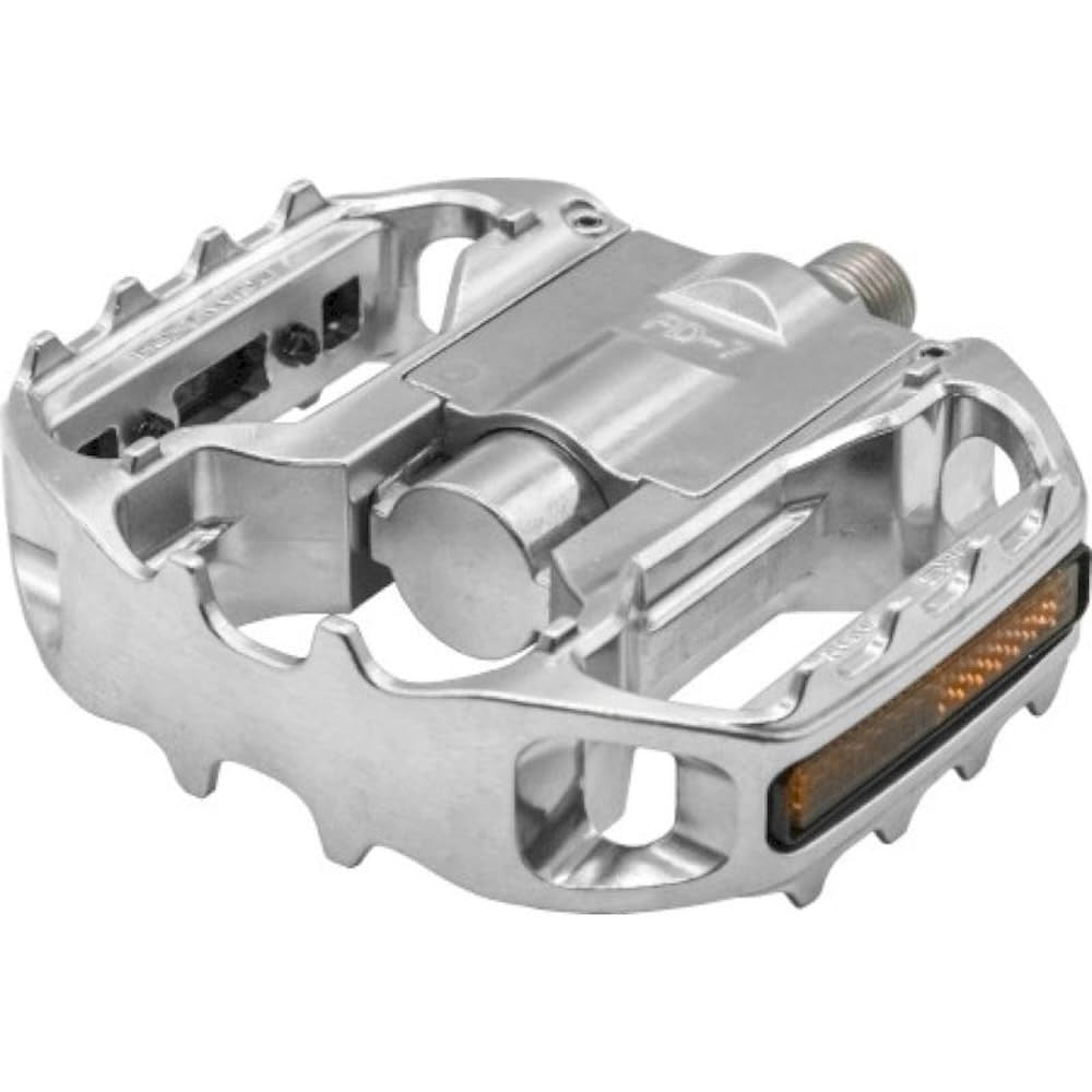 MKS Japan FD-7 Wide Folding Platform Pedals, 9/16", Silver 1