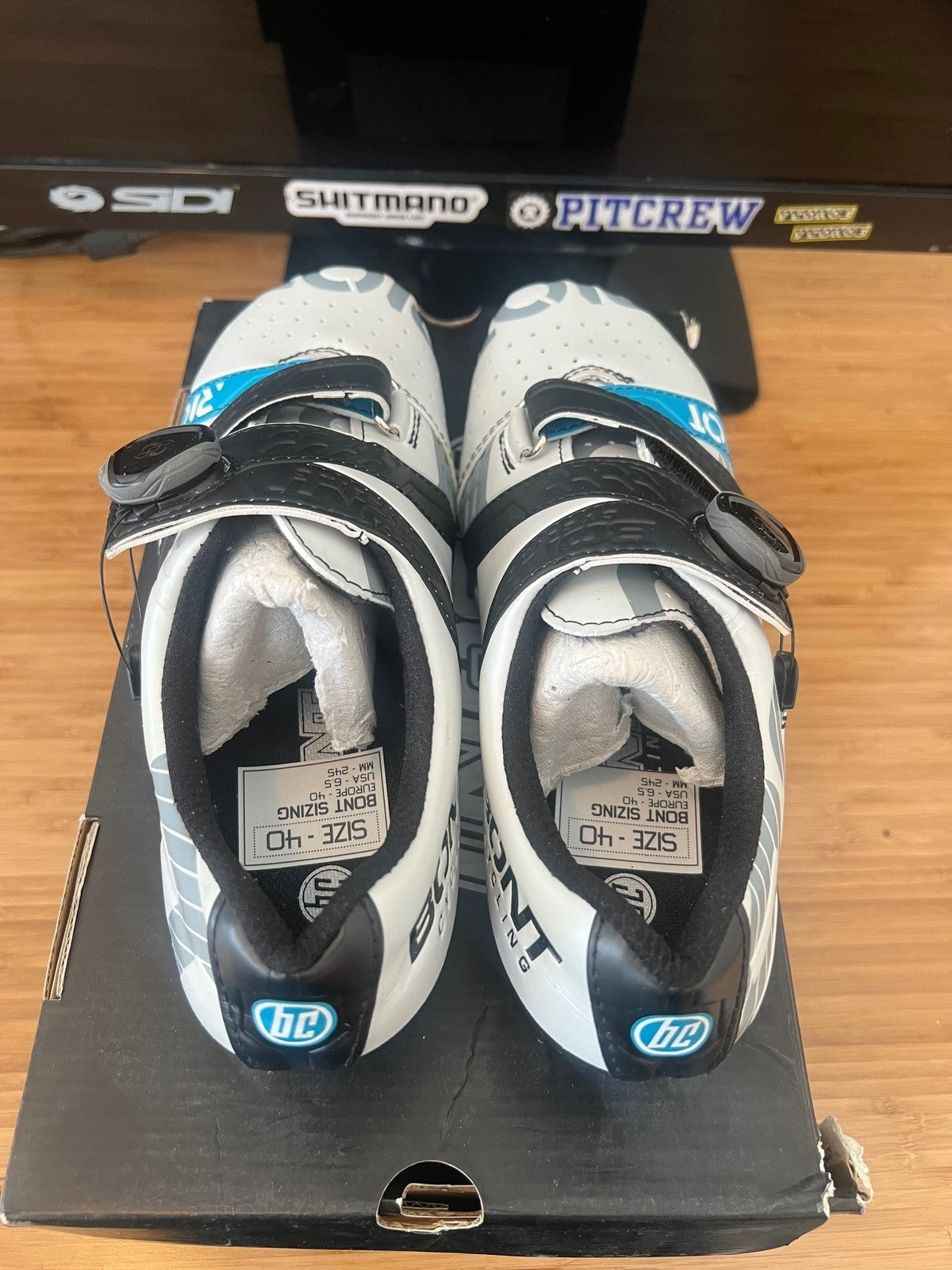 BONT Riot Road+ BOA Cycling Shoe Euro 40 Pearl White/Black 4