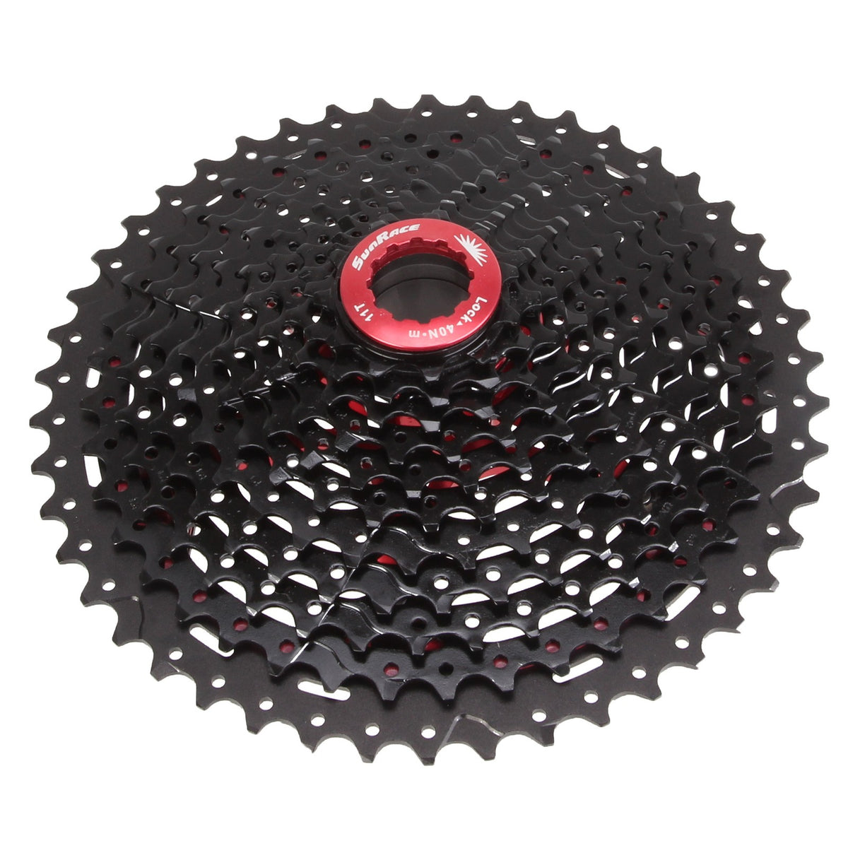 Sunrace CS-MX 11s 11-46t Cassette 11-Speed Wide Ratio Black/Red 1