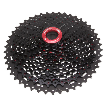 Sunrace CS-MX 11s 11-46t Cassette 11-Speed Wide Ratio Black/Red 1