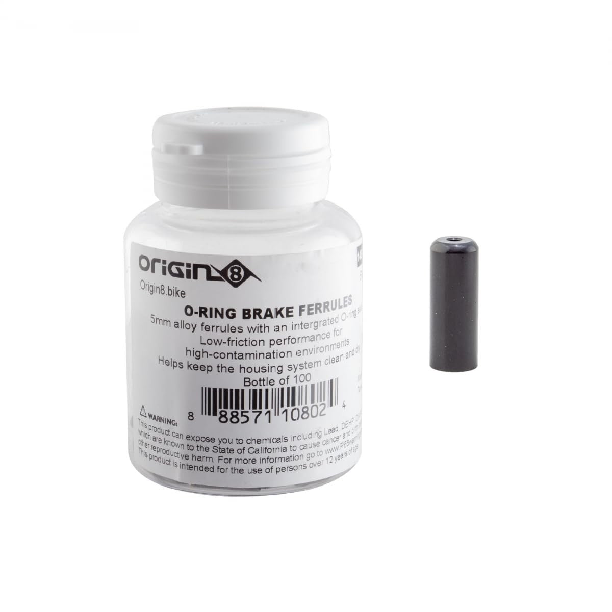 Origin8 O-Ring Gear Ferrules Gear 4mm Black 1