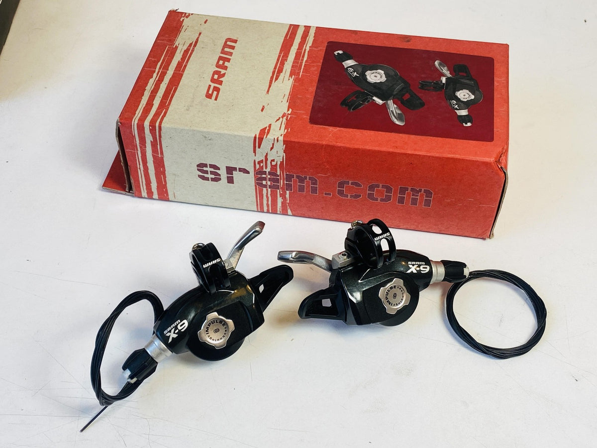 SRAM X9 Trigger ESP Shifters 3x9 Front / Rear New in Box 1