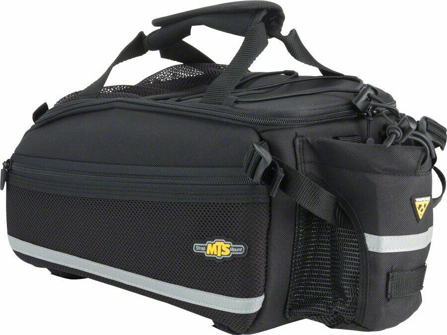 Topeak TrunkBag EX Strap Mount w/ Bottle Holder Black - TT9645B 1