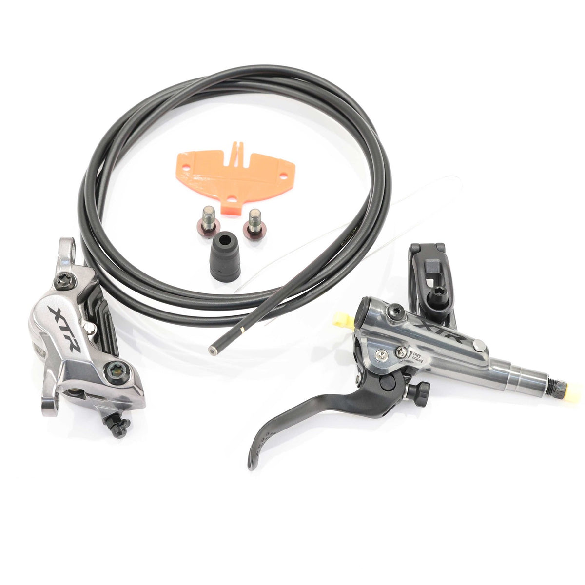 Shimano XTR M9120 Disc Brake Set, Rear Right, 1700mm Hose, 4-Piston, Resin 1