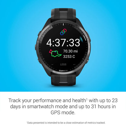 Garmin Forerunner 965 Running Smartwatch AMOLED Black/Powder Gray 010-02809-00 4