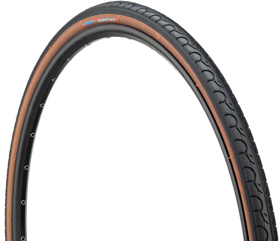 Pack of 2 Kenda Kwest Tire 700 x 35 Clincher Wire Black/Mocha Road Bike 2