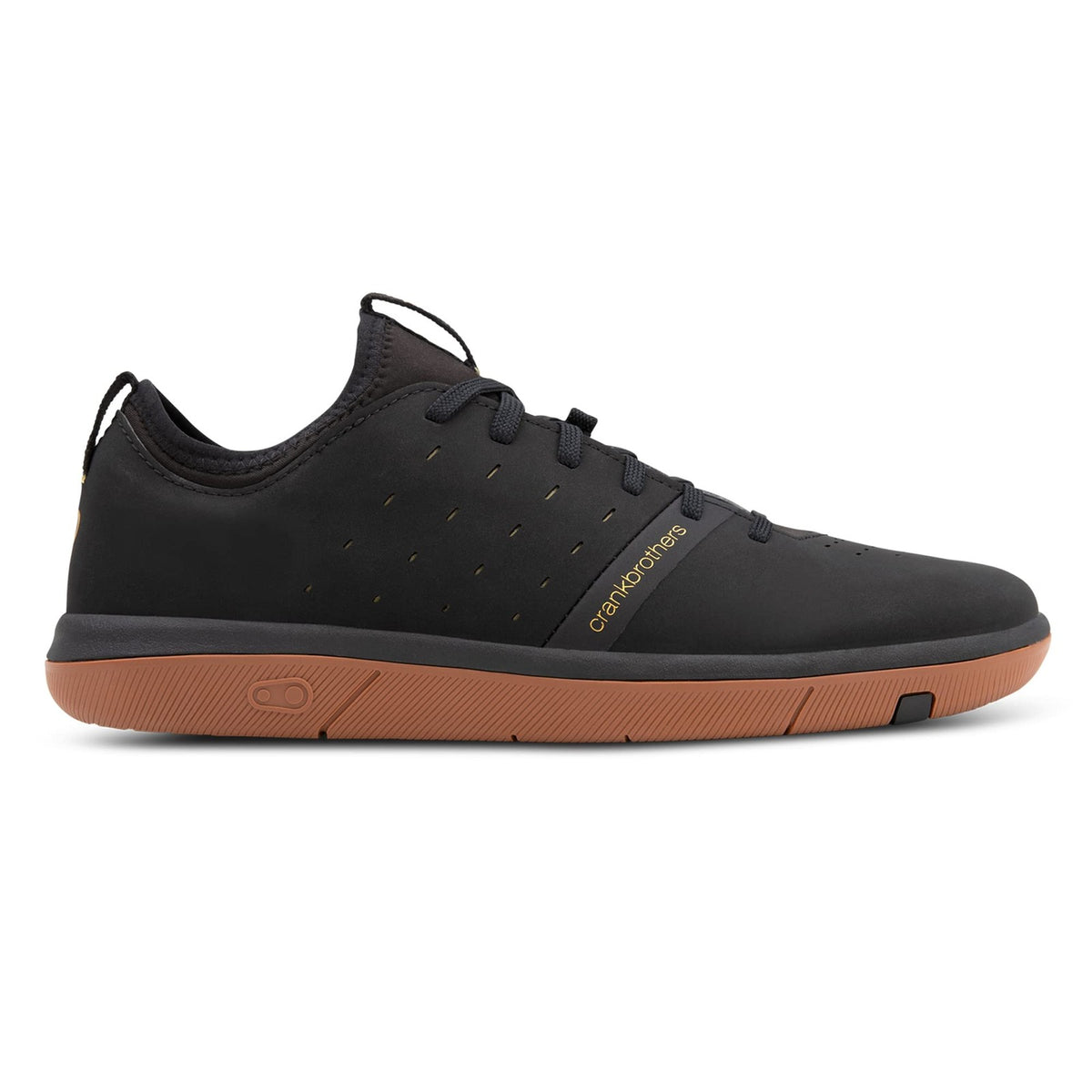 Crank Brothers Mountain Shoes STAMP STREET LACE BLACK / GOLD - GUM OUTSOLE 3.0 4