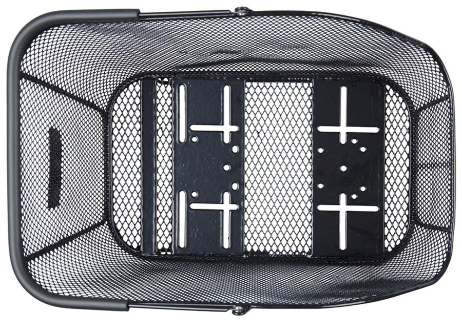 Basil Icon Black Steel Rear Bicycle Basket 15.7x13x9.8 Inches 4