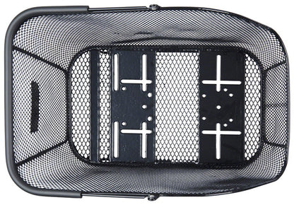 Basil Icon Black Steel Rear Bicycle Basket 15.7x13x9.8 Inches 4