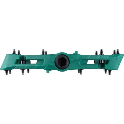 Raceface Chester Small Platform Pedals Body Nylon Spindle Cr-Mo 9/16" Green Pair 3