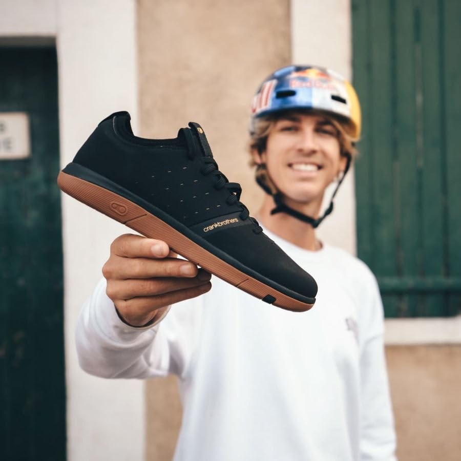 Crank Brothers Mountain Shoes STAMP STREET LACE BLACK / GOLD - GUM OUTSOLE 11.0 2