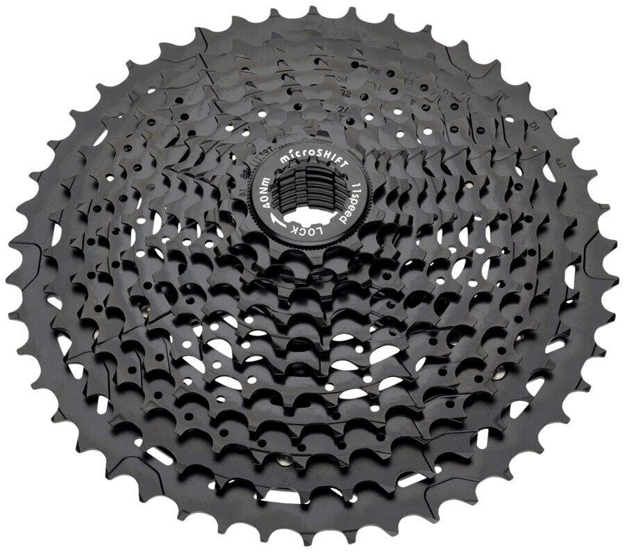 microSHIFT H11 Cassette - 11 Speed 11-46T Black ED Coated 1