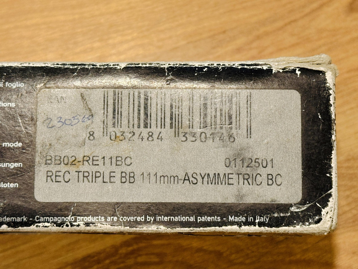 NOS Campagnolo Record Bottom Bracket BB02-RE11BC 68x111mm Square Taper ISO 2002 5