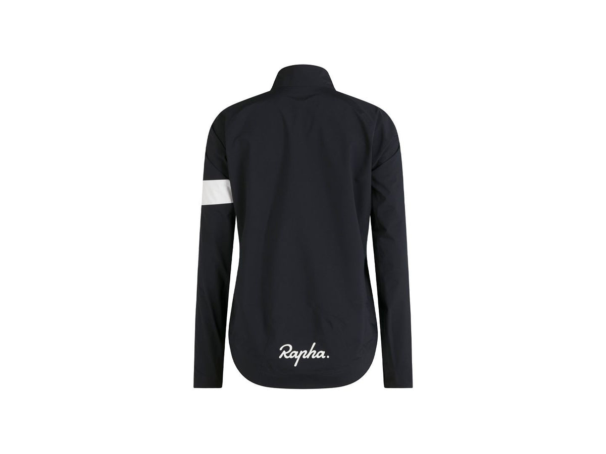 Rapha Core Women's Cycling Rain Jacket II L Black/White 2