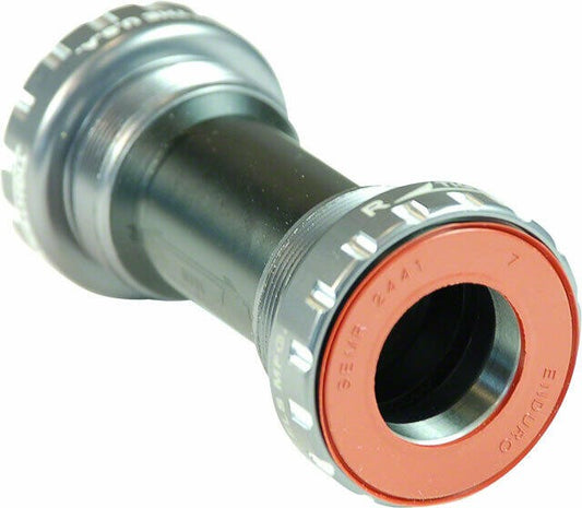 Wheels Manufacturing Shimano Road Bottom Bracket with ABEC-3 Bearings Gray 1