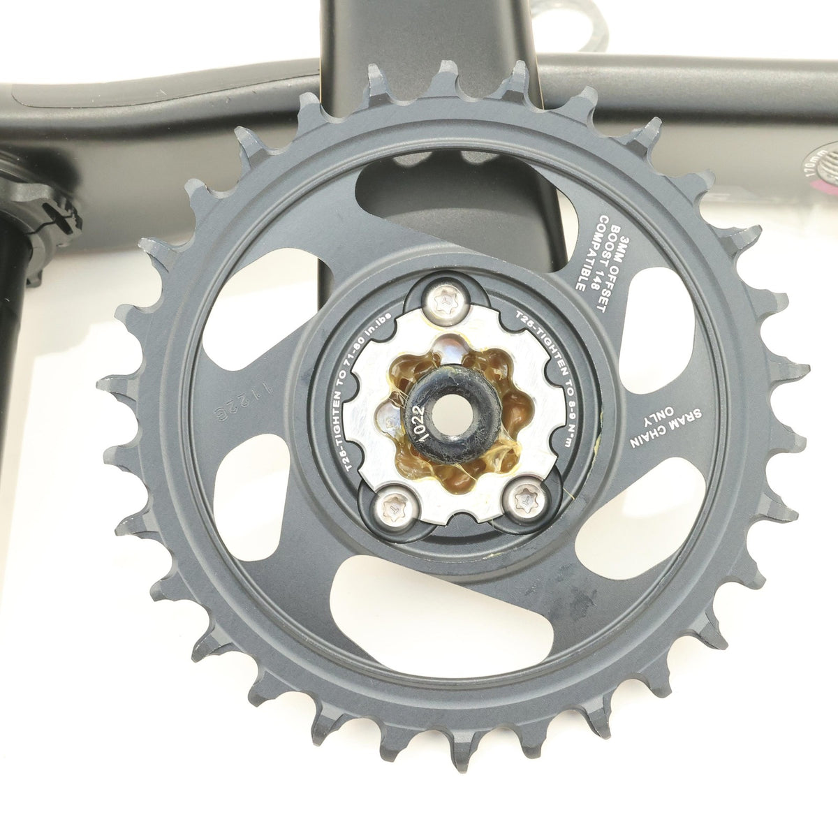 SRAM XX1 Eagle Carbon Crankset, DUB Wide, 175mm, 30T, Boost, 12-Speed, 55mm CL 3