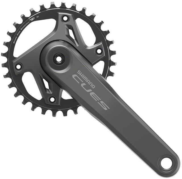 Shimano CUES FC-U6000-1 Crankset - 165/170/175mm, 32t/40t/42t, Asymmetric 2