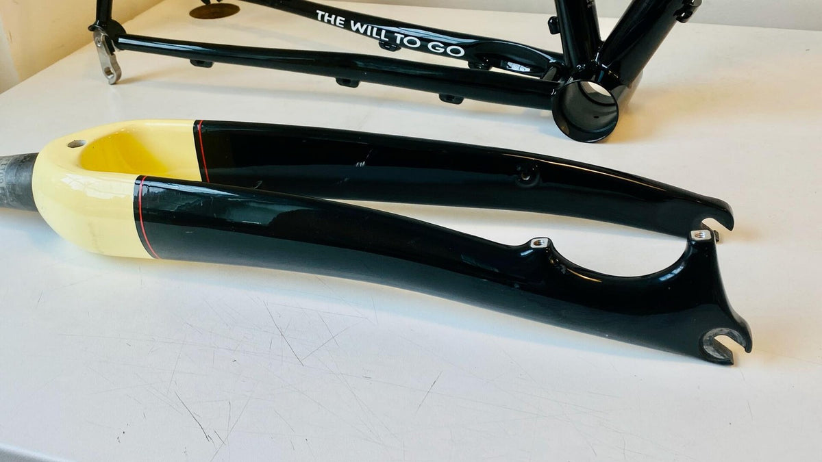 Volagi Viaje XL Cream Cr-Mo Frame & Full Carbon Fork 53cm BB386EVO 21