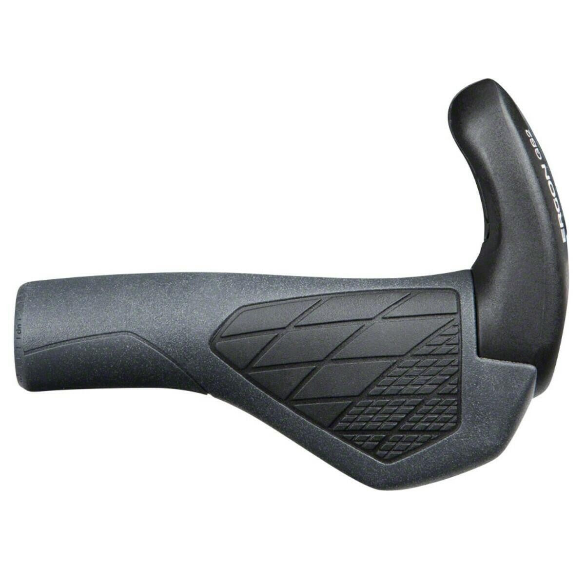 Ergon GS2-S Grips w/ Bar Ends - Small Black/Gray - Hybrid Comfort MTB Bike 1