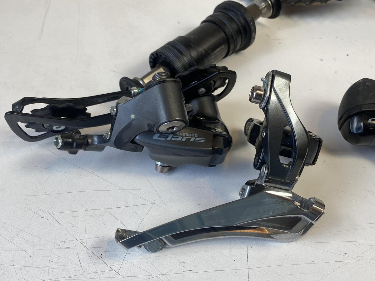 Used Shimano Claris R2000 2x8 Speed Mini Groupset 48/30t 8