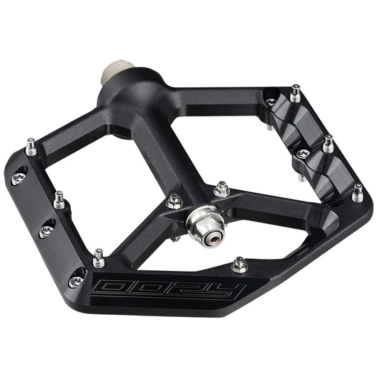 Spank Spoon Oozy Pedals - Platform, Aluminum, 9/16", 100mm Wide, Black 1