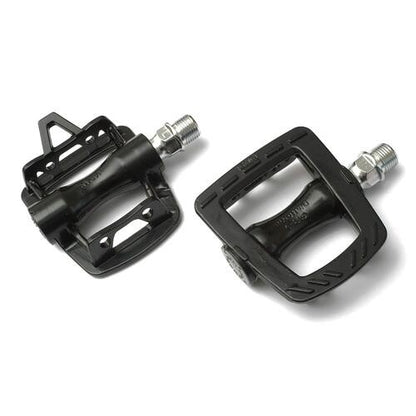 MKS GR-9 Platform Pedals Black 9/16in Fixed Gear Road Touring Urban Commute Bike 4