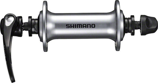 Shimano HB-RS400 Front Hub - QR x 100mm, Rim Brake, Silver, 36h 1