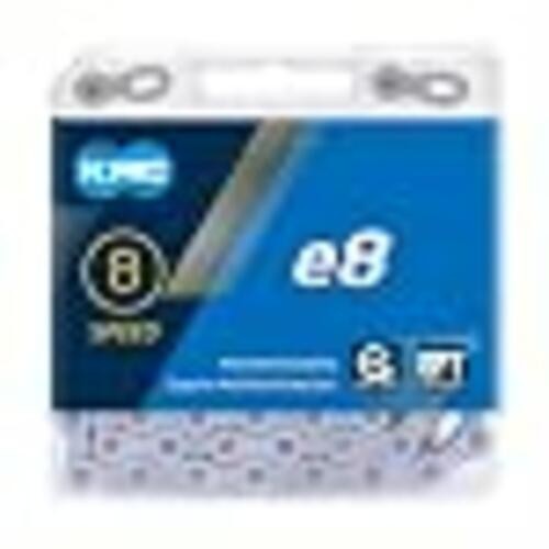 KMC e8 EPT eBike Chain - 8-Speed, 122 Links, Gray 5