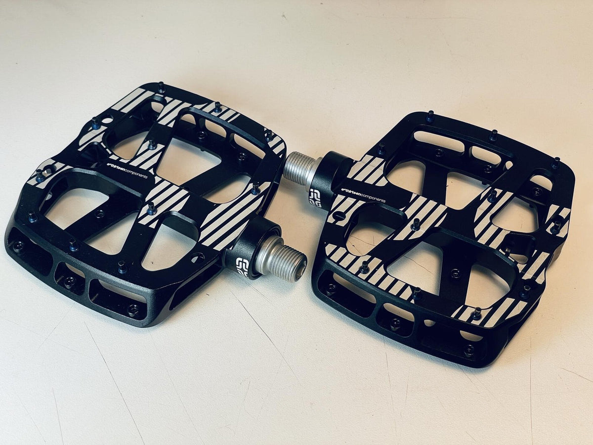 NOS e*thirteen Plus Platform Pedals EV1120 Aluminum Body - Black - New In Box 2