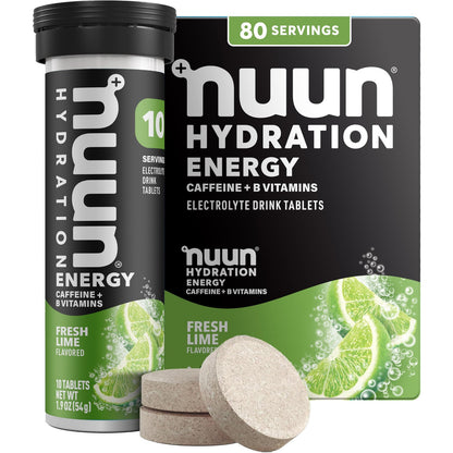 Nuun Energy Caffeine + B Vitamins, Electrolyte Hydration Tablets with Caffeine 1
