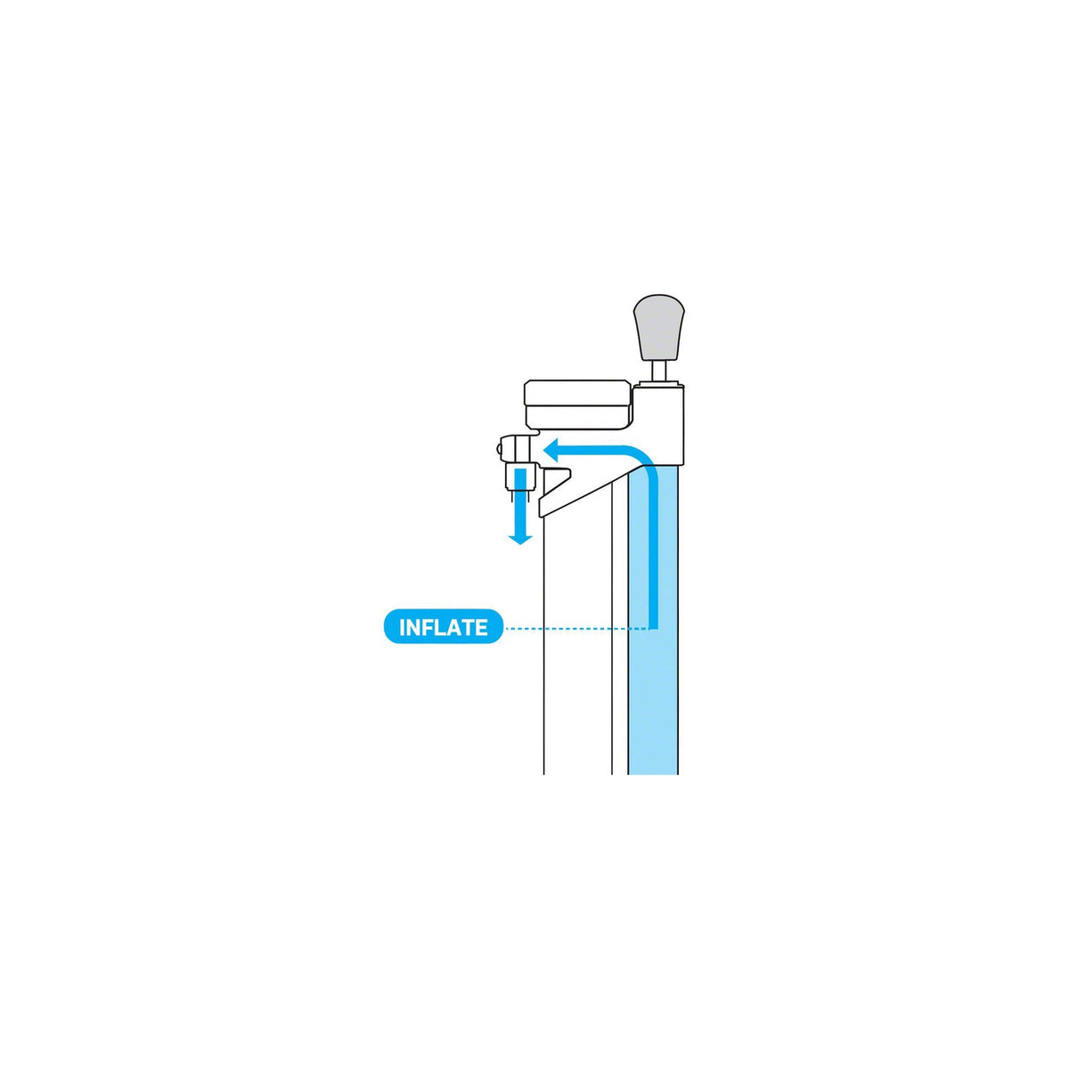 Topeak JoeBlow Booster Floor Pump - 160psi / 11bar, SmartHead DX3, Black/Gray 4