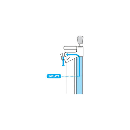 Topeak JoeBlow Booster Floor Pump - 160psi / 11bar, SmartHead DX3, Black/Gray 4