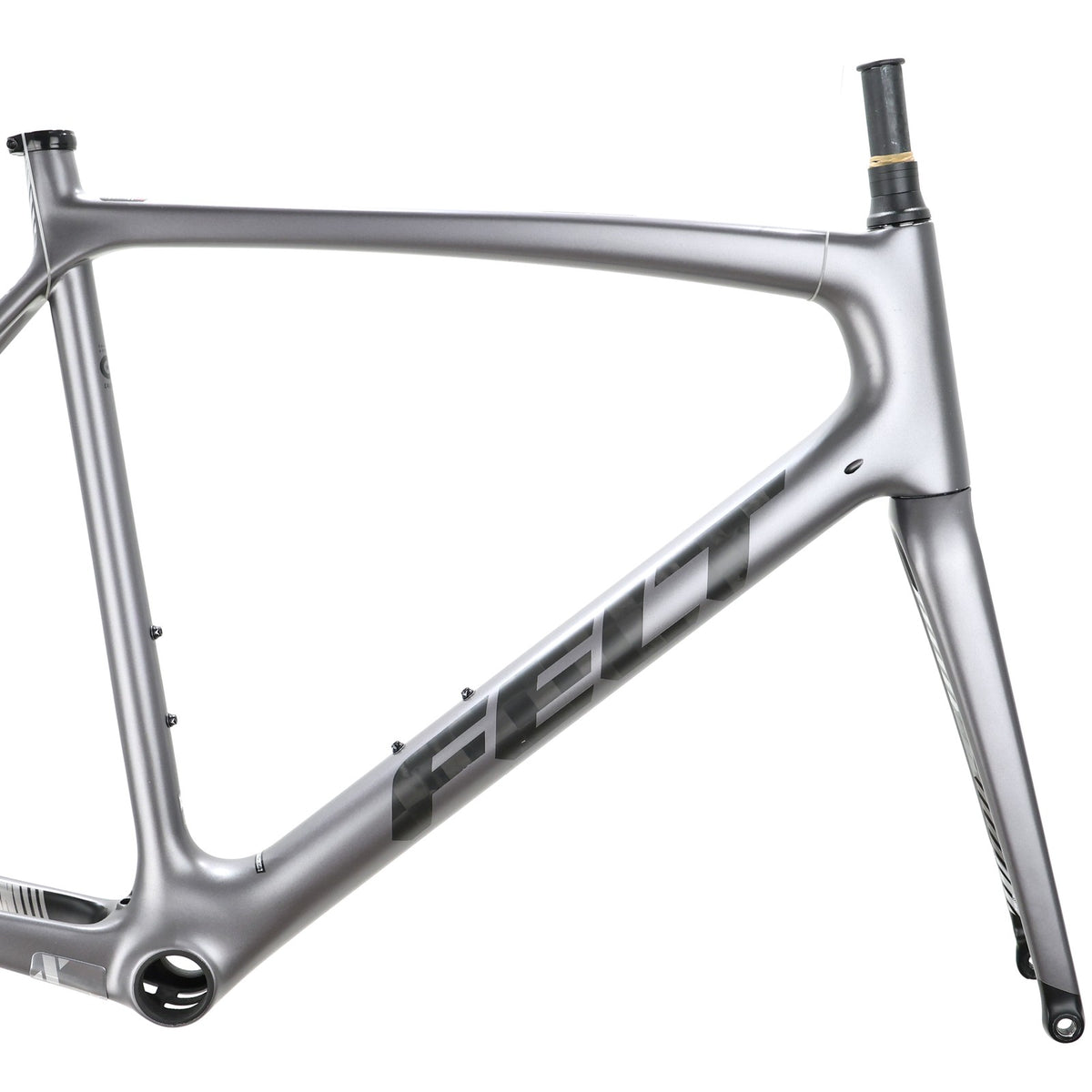 Felt FX Advanced Cyclocross Carbon Frameset 60cm Satin Charcoal Flat Mount BB386 5