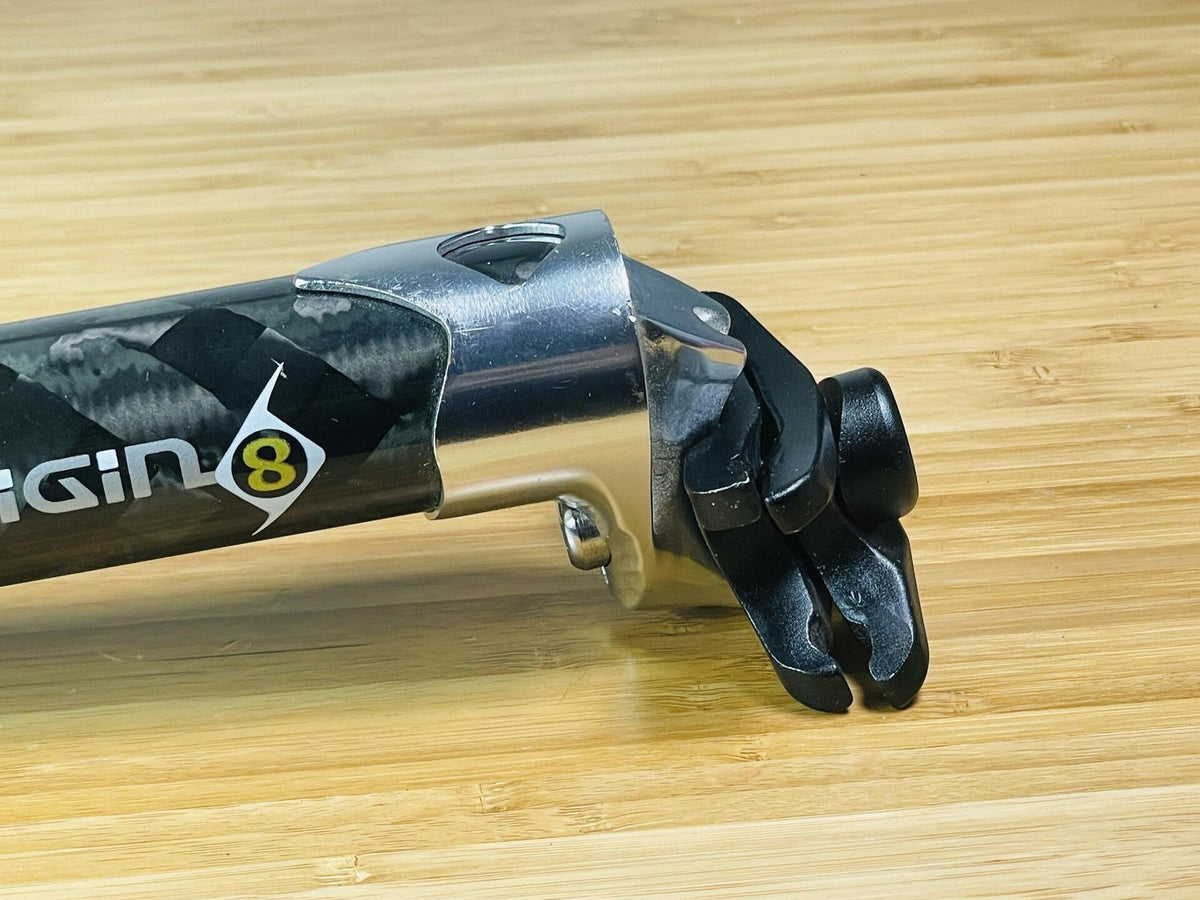 NOS Storage-Worn Origin8 Original Carbon Seatpost 31.6mm x 280mm 4