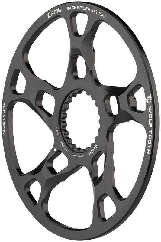 Wolf Tooth CAMO BashSpider for Shimano - M5 Boost, 52mm Chainline, 3mm Offset 1