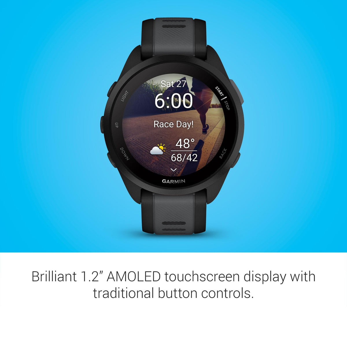 Garmin Forerunner 165 Running Smartwatch Black AMOLED Training Insights 3