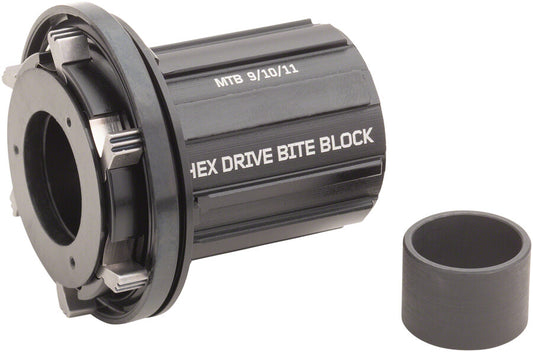 Spank Hex Freehub Body - Anti-Bite, HG HyperGlide, Alloy 9/10/11-Speed Mountain 1
