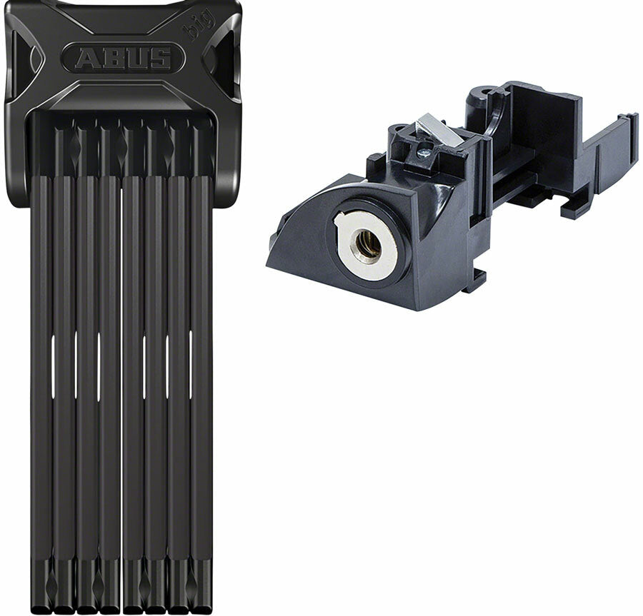 Abus Bordo 6015/120 Folding Lock with keyed alike eBike Battery Lock Core 1