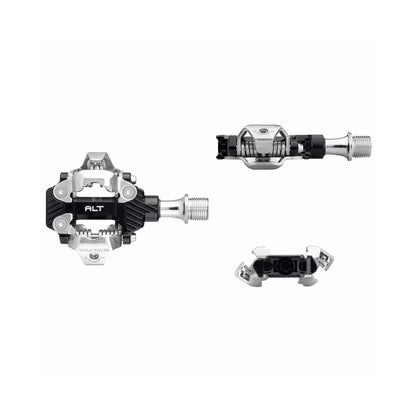 Wolf Tooth ALT XC Dual Sided Clipless Pedals Alloy 9/16" Black for Shimano SPD 3
