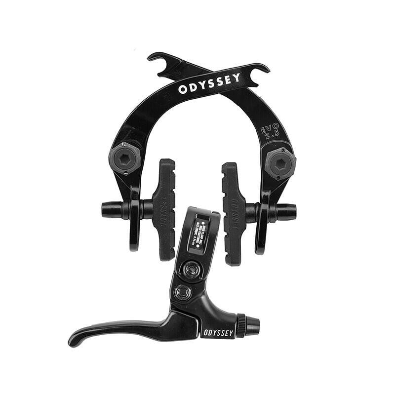 Odyssey Evo 2.5 U-Brake + Mono Lever + Cable Kit Black BMX Evolver Bike Brake 1