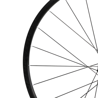 Bontrager Paradigm Comp Disc Front Wheel, 700c, 12x100mm Thru Axle, TLR, Black 2