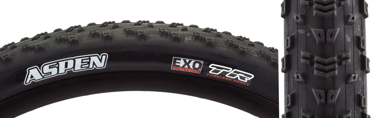 Maxxis Aspen Tire - 29 x 2.4, Tubeless, Folding, Black, Dual, EXO, Wide Trail 1